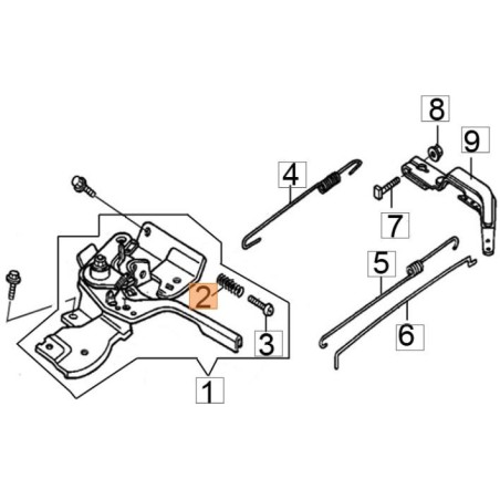 RESSORT EMAK ORIGINAL L66150380 | Newgardenstore.eu
