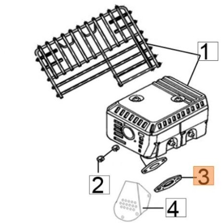 GUARNIZIONE ORIGINALE EMAK L66150651 | Newgardenstore.eu
