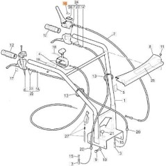 TARGHETTA FRIZIONE ORIGINALE EMAK YN5380660 | Newgardenstore.eu