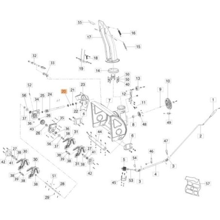 ENTRETOISE ORIGINALE EMAK ZM000162 | Newgardenstore.eu