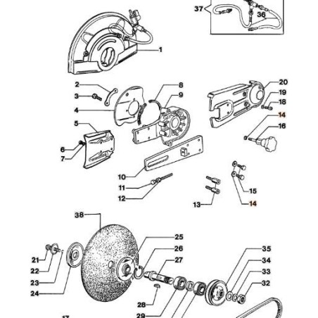 ARANDELA EMAK ORIGINAL 004000090 | Newgardenstore.eu