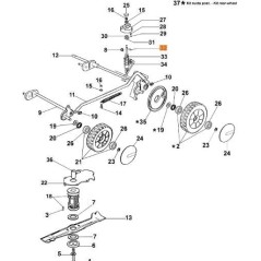 ROULEAU EMAK ORIGINAL 3033009R