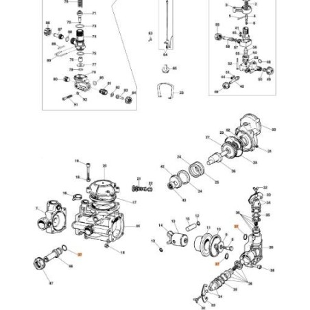 ANEL.OR 3068 17,12X2,62 NBR ORIGINAL EMAK 3049018R | Newgardenstore.eu
