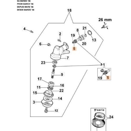 ANELLO ORIGINALE EMAK 4138311A | Newgardenstore.eu