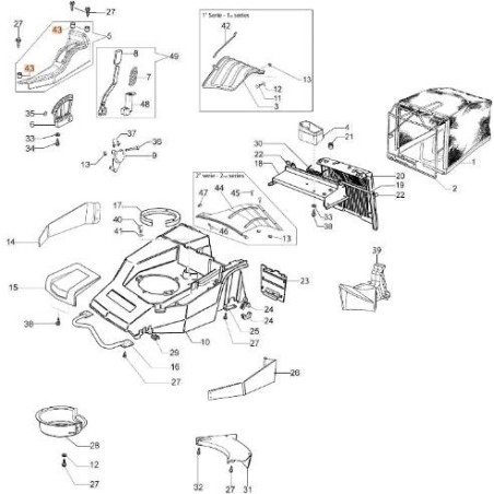 ENTRETOISE ORIGINALE EMAK 66060110R | Newgardenstore.eu