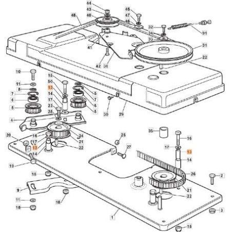 ORIGINAL ABSTANDSHALTER EMAK G125160003E2 | Newgardenstore.eu