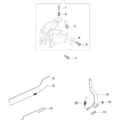 RESSORT EMAK ORIGINAL L66150180 | Newgardenstore.eu