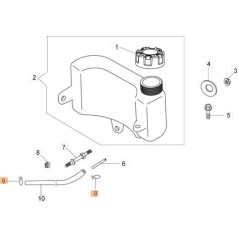 ABRAZADERA DE MANGUERA DE ACERO ELÁSTICO ORIGINAL EMAK L66150435 | Newgardenstore.eu