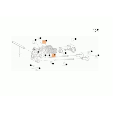 RESSORT EMAK ORIGINAL L66151818 | Newgardenstore.eu