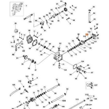 SIÈGE DE SOUPAPE D'ORIGINE EMAK S0081004 | Newgardenstore.eu