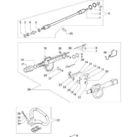 ORIGINAL EMAK MUTTER 3914006R | Newgardenstore.eu