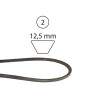 Hydrostatic drive belt for lawn tractor MEP A36 520353