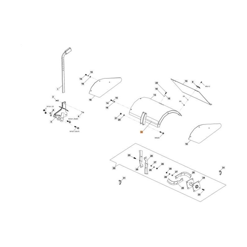 ORIGINAL EMAK OLEO-MAC PLATE L66152857
