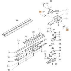 VIS EMAK ORIGINALE 3933051R | Newgardenstore.eu