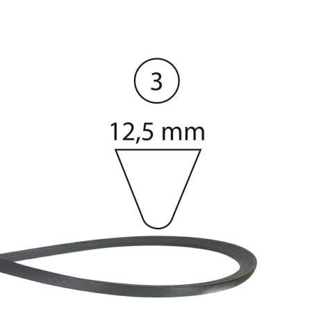 Courroie pour unité d'entraînement hydrostatique petit tracteur GTM-GSM GIANNI FERRARI 520473 | Newgardenstore.eu