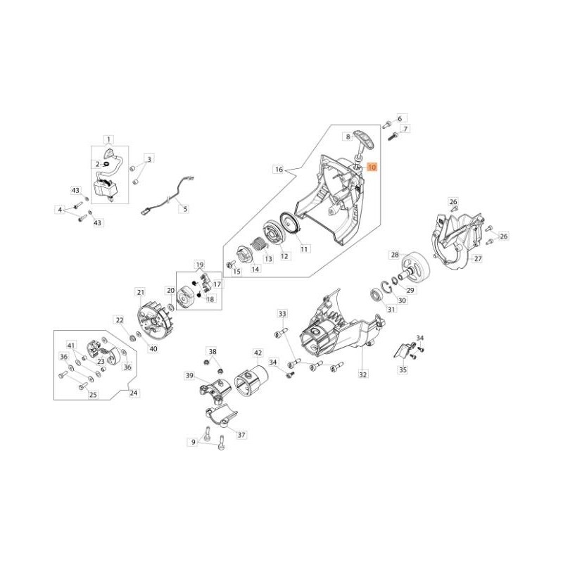 CORDE DE DÉMARRAGE ORIGINALE EMAK 61370574R