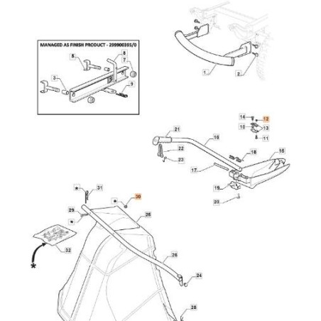 ORIGINAL EMAK MUTTER G112154510E0 | Newgardenstore.eu