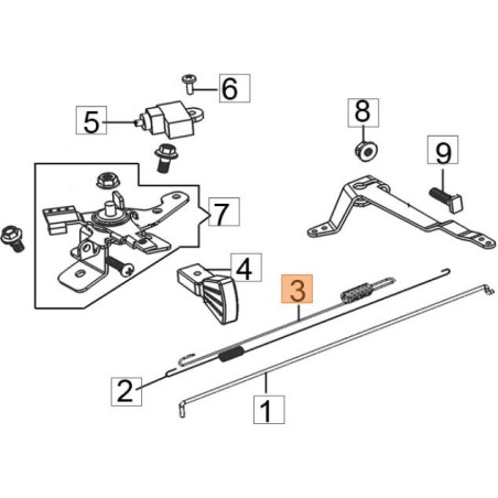 RESSORT EMAK ORIGINAL L66150687 | Newgardenstore.eu