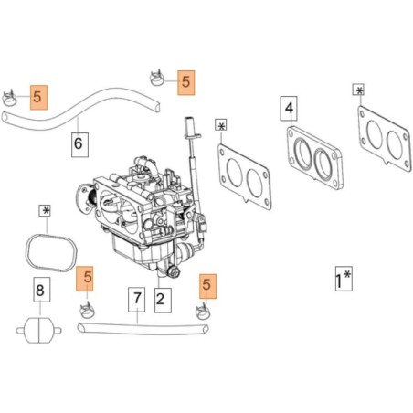 ABRAZADERA EMAK ORIGINAL L66151031 | Newgardenstore.eu