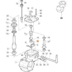 ORIGINAL EMAK YN5117300 SPRING PIN | Newgardenstore.eu