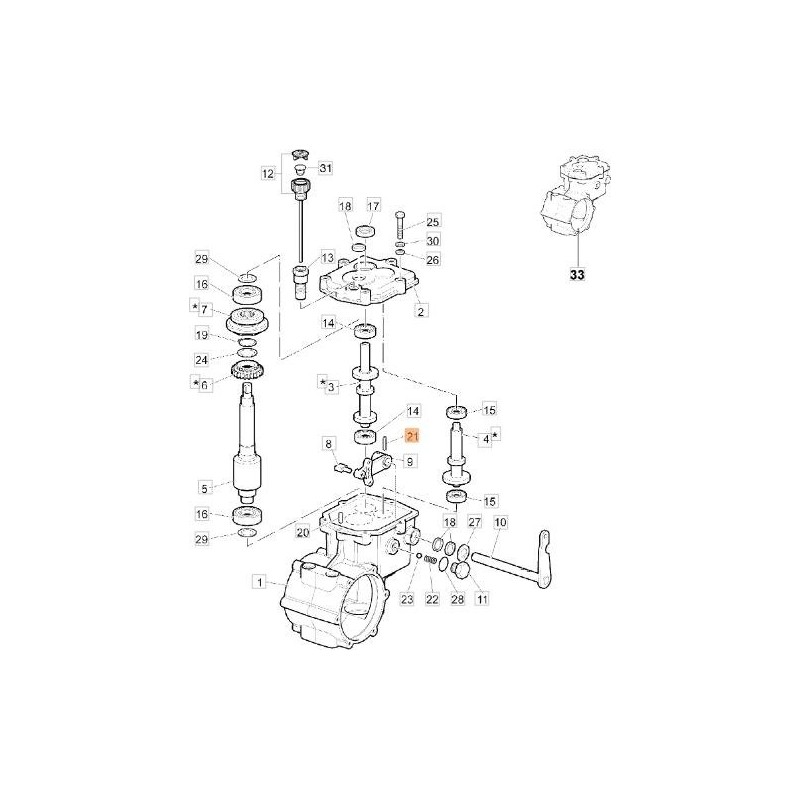 ORIGINAL EMAK YN5117300 SPRING PIN