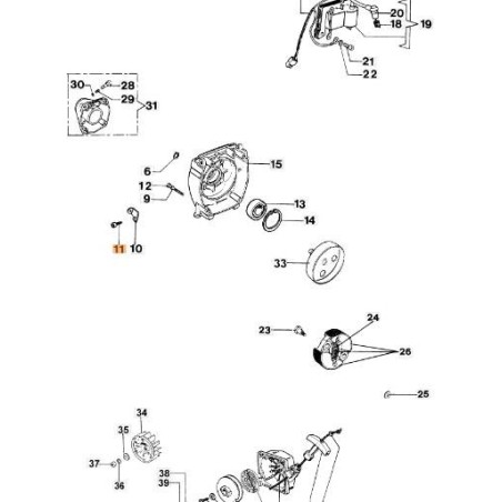 VIS EMAK ORIGINALE 3801010R | Newgardenstore.eu