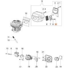 TORNILLO ORIGINAL EMAK 005100913B | Newgardenstore.eu