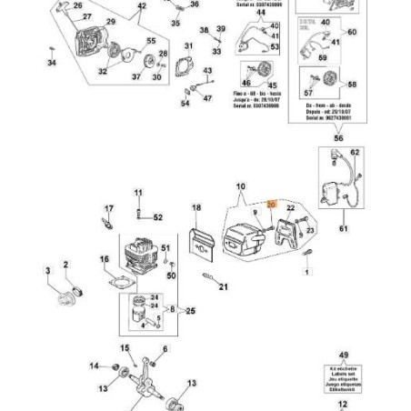 VIS EMAK ORIGINALE 3801045R | Newgardenstore.eu