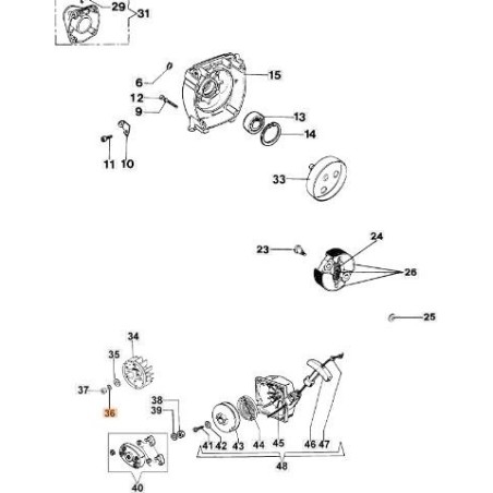 ARANDELA EMAK ORIGINAL 3916010R | Newgardenstore.eu