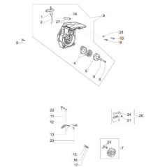 VIS EMAK ORIGINALE 3960082BR | Newgardenstore.eu