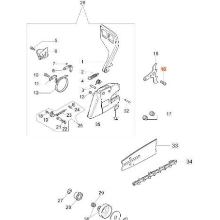 VIS EMAK ORIGINALE 3960098R | Newgardenstore.eu