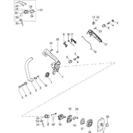 ACCÉLÉRATEUR EMAK ORIGINAL 50160188R | Newgardenstore.eu