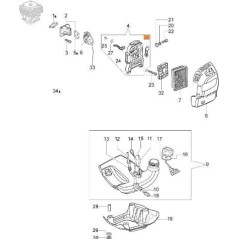 MARIPOSA DE ARRANQUE EMAK ORIGINAL 61250028BR