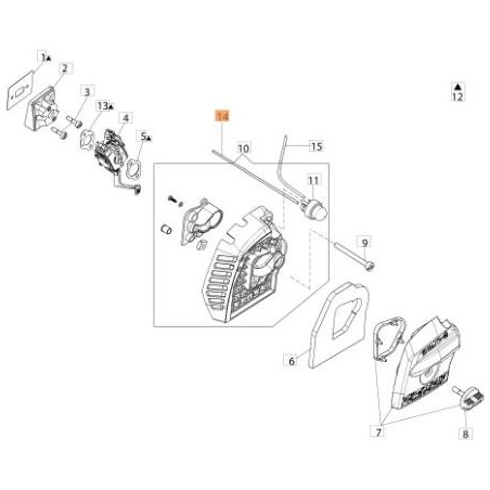 TUBO EMAK ORIGINAL 61370553R | Newgardenstore.eu