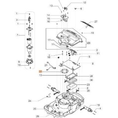 ENTRETOISE ORIGINALE EMAK AK441830 | Newgardenstore.eu