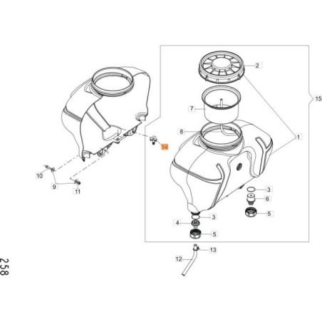 TAPA ORIGINAL EMAK CFI2116100 | Newgardenstore.eu