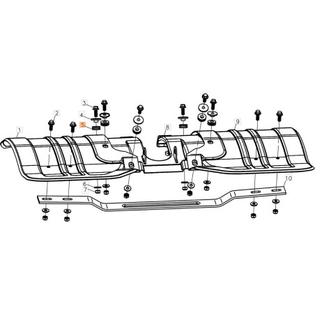 AMORTISSEUR D'ORIGINE EMAK L66150968 | Newgardenstore.eu