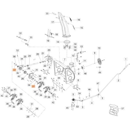 ENTRETOISE ORIGINALE EMAK ZM000230 | Newgardenstore.eu