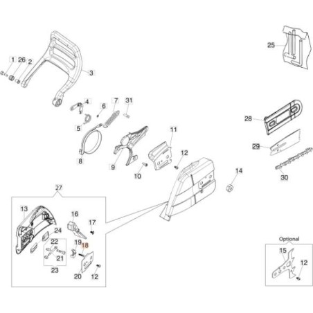 VIS EMAK ORIGINALE 3960009R | Newgardenstore.eu