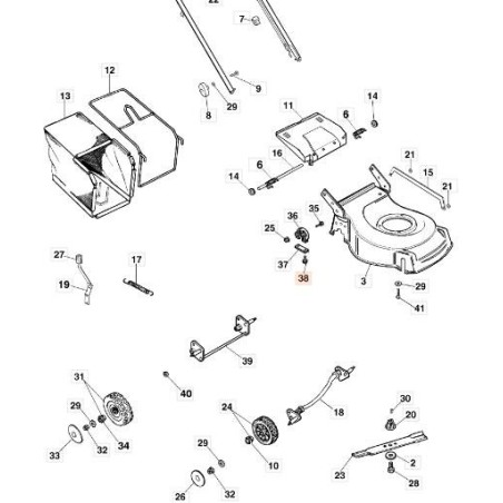 VIS EMAK ORIGINALE 3960031R | Newgardenstore.eu