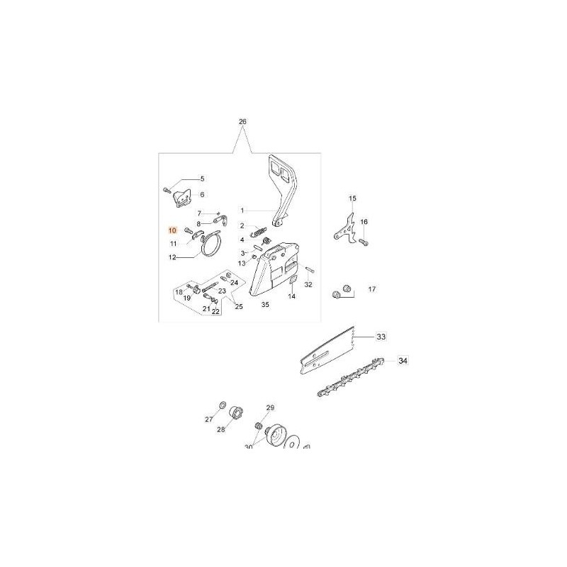 ORIGINAL EMAK SCHRAUBE 3993070R