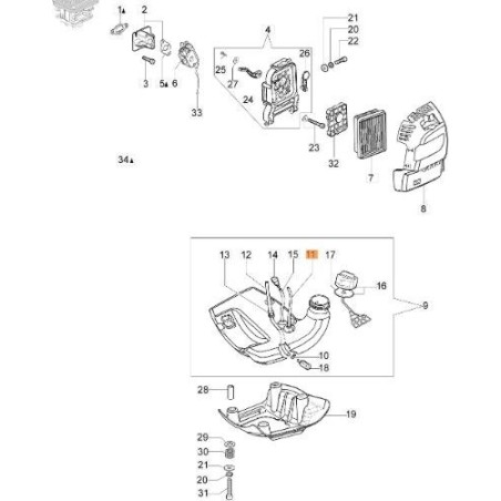 ORIGINAL EMAK TUBE 61350328R | Newgardenstore.eu
