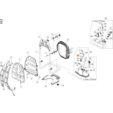 TUYAU D'ASPIRATION D'ORIGINE EMAK CFI8308200 | Newgardenstore.eu