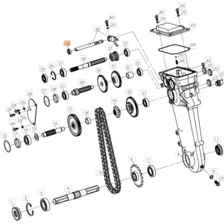 ORIGINAL OIL SEAL EMAK L66150874 | Newgardenstore.eu
