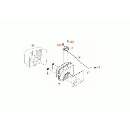 VIS EMAK ORIGINALE L66151617 | Newgardenstore.eu