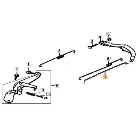 ASTA ACCELERATORE ORIGINALE EMAK L66152156 | Newgardenstore.eu