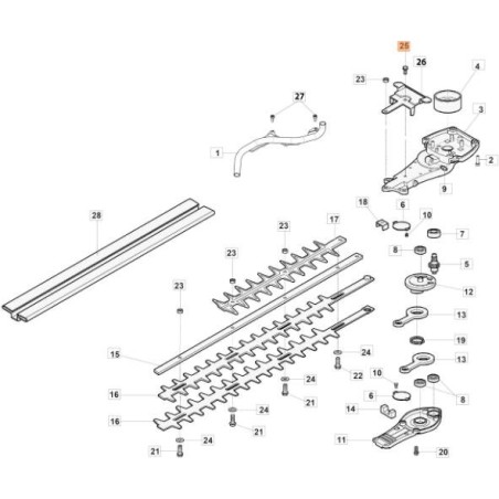 ORIGINALSCHRAUBE EMAK W58070010R | Newgardenstore.eu
