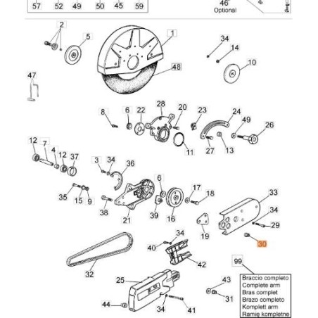 ORIGINAL EMAK MUTTER 3914010R | Newgardenstore.eu