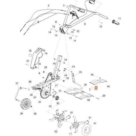 ORIGINAL EMAK MUTTER 3980001R | Newgardenstore.eu