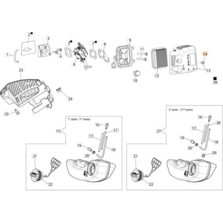 VITE TCTC M 5X14 FIX.COPERC. ZNB (C:5) IMPERDIBILE ORIGINALE EMAK 58070223R | Newgardenstore.eu